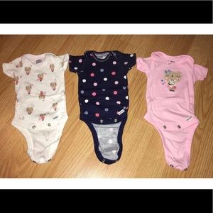 3 Pack Onesies Newborn Babygirl